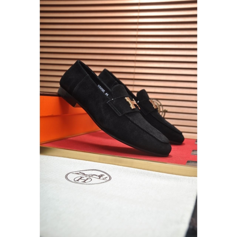H**mes leather shoes